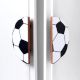 Handmade Football Cupboard Handles in Acacia Wood Set